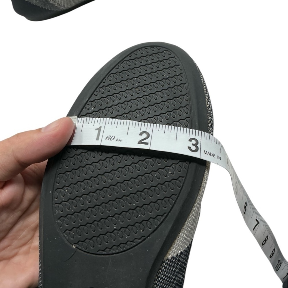 Rothy's The Flat in Cap Toe Black Flats - Picture 12 of 12